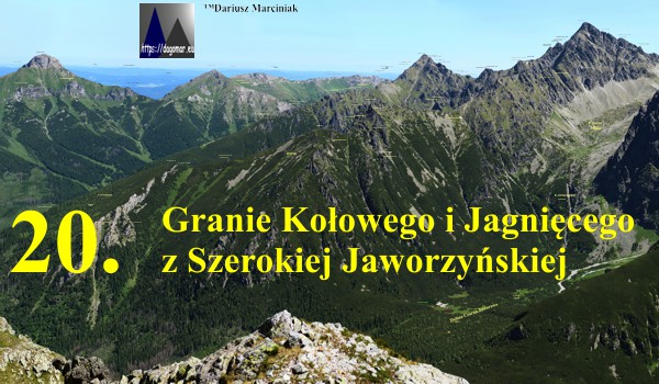 Bździochowa Grań z Szerokiej Jaworzyńskiej